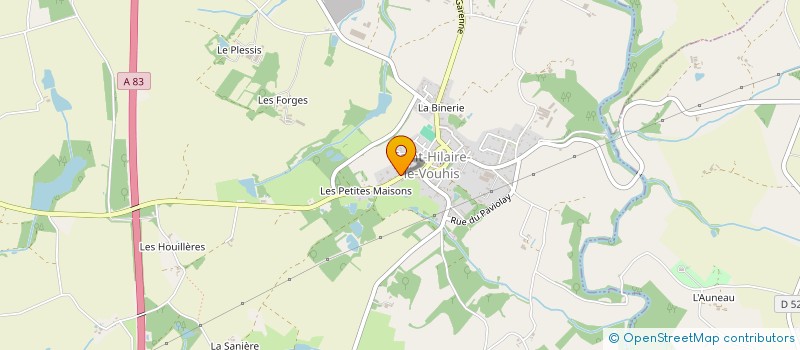 localisation de l'entreprise SCI DU STADE  SAINT-HILAIRE-LE-VOUHIS