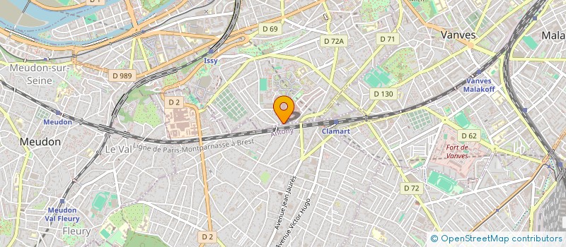localisation de l'entreprise SCI DU STADE à ISSY-LES-MOULINEAUX