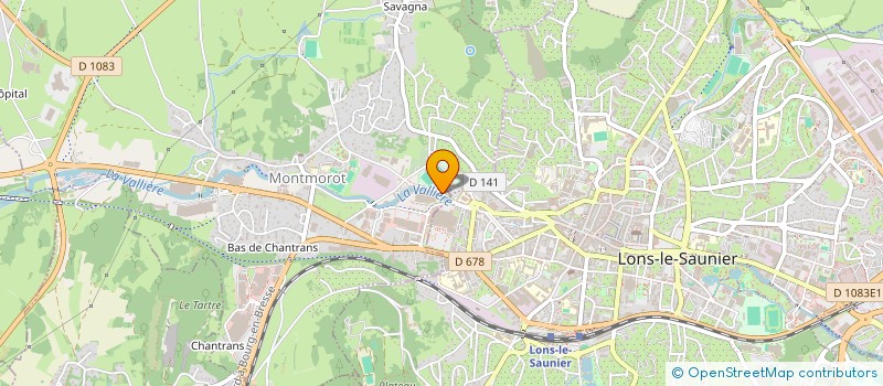 localisation de l'entreprise SCI DU STADE  LONS-LE-SAUNIER