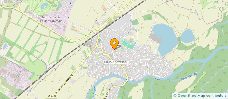 localisation de l'entreprise SCI DU STADE  LA WANTZENAU
