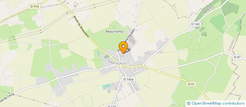 localisation de l'entreprise SCI DU STADE  MOYAUX