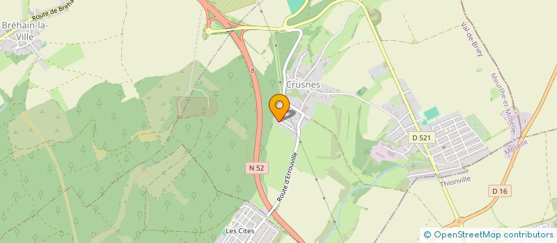 localisation de l'entreprise SCI DU STADE  CRUSNES