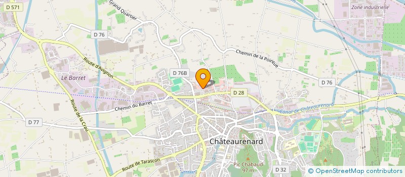 localisation de l'entreprise SCI DU STADE à CHATEAURENARD