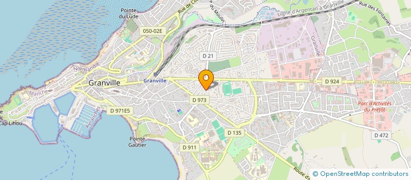 localisation de l'entreprise SCI DU STADE à GRANVILLE