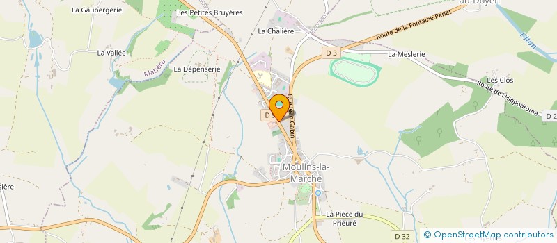 localisation de l'entreprise SCI DU STADE à MOULINS-LA-MARCHE