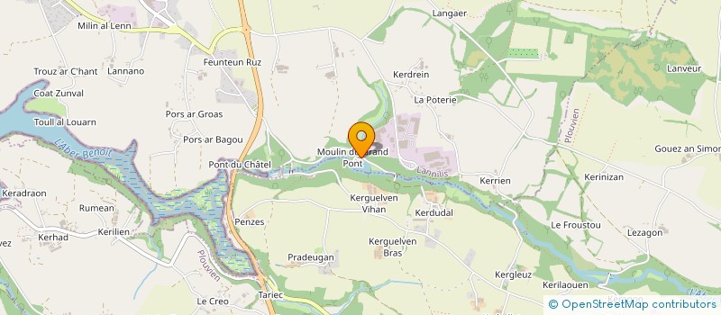 localisation de l'entreprise SCI DU STADE  LANNILIS