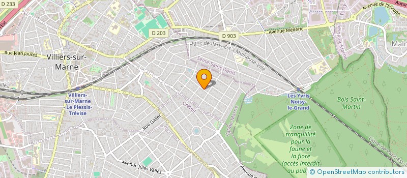 localisation de l'entreprise SCI DU STADE  VILLIERS-SUR-MARNE