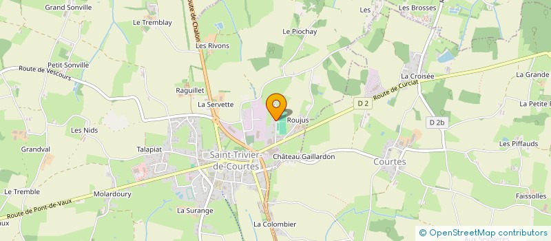 localisation de l'entreprise SCI DU STADE  SAINT-TRIVIER-DE-COURTES