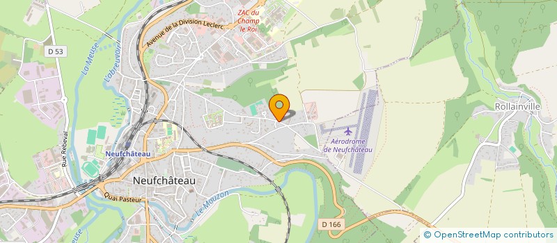 localisation de l'entreprise SCI DU STAND à NEUFCHATEAU