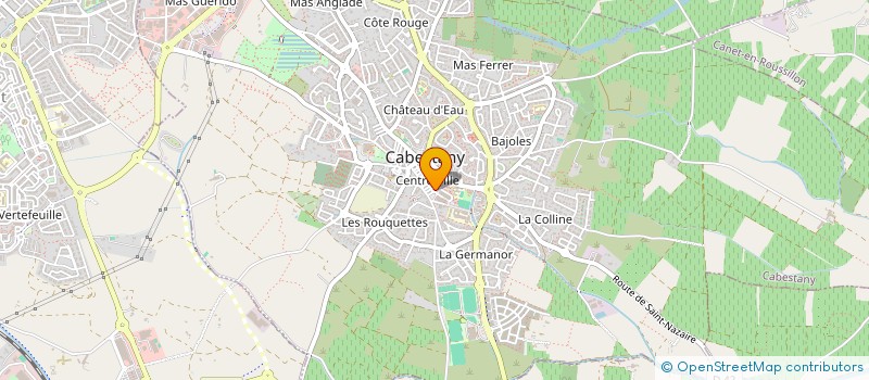 localisation de l'entreprise SCI DU STAND DE TIR  CABESTANY