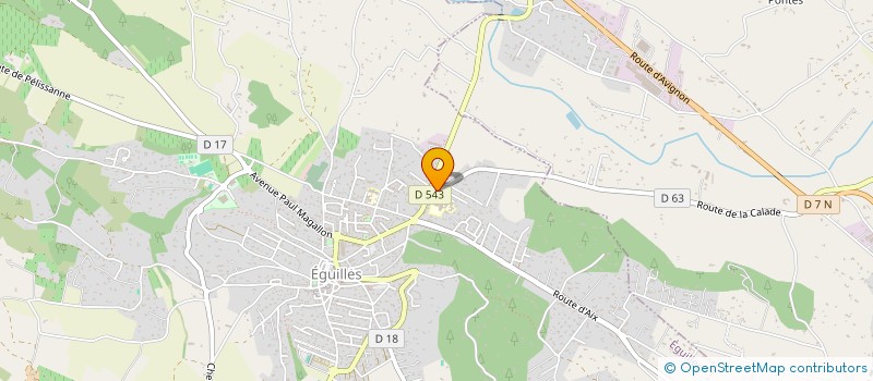 localisation de l'entreprise SCI DU STAND DE TIR  EGUILLES