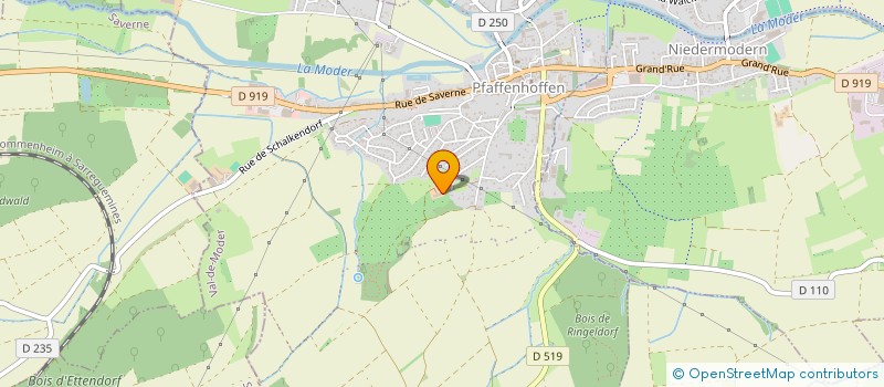 localisation de l'entreprise SCI DU STEINBERG  VAL-DE-MODER