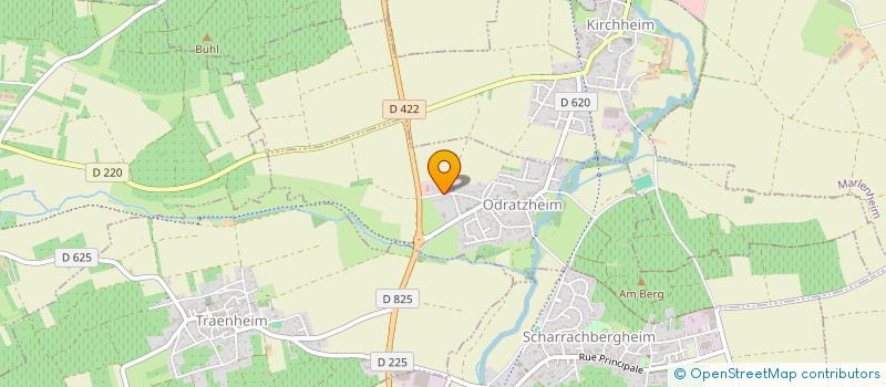 localisation de l'entreprise SCI DU STEINWEG  ODRATZHEIM