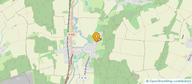 localisation de l'entreprise SCI DU STEINWEG  WALHEIM