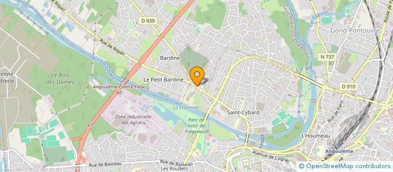 localisation de l'entreprise SCI DU STELVIO à ANGOULEME