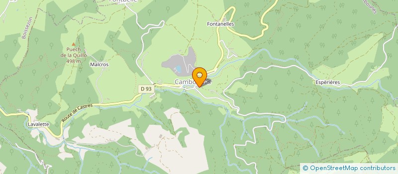 localisation de l'entreprise SCI DU SUCCAL  CAMBOUNES