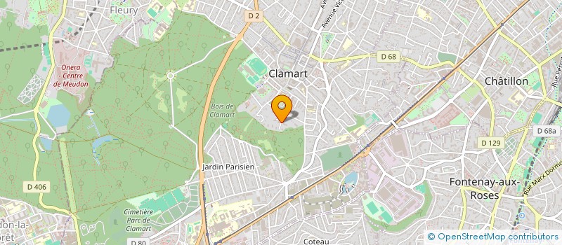 localisation de l'entreprise SCI DU SUD à CLAMART