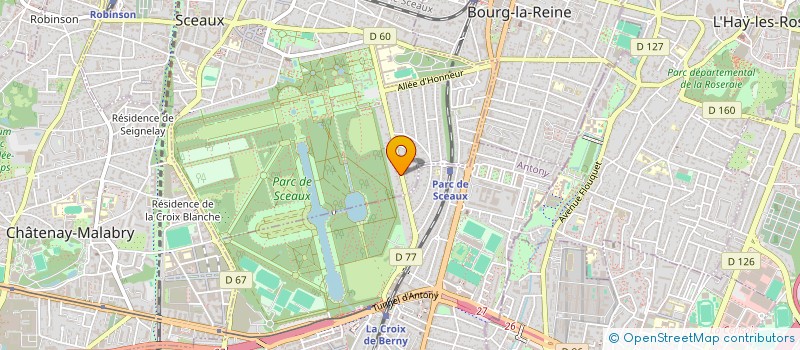 localisation de l'entreprise SCI DU SUD à SCEAUX