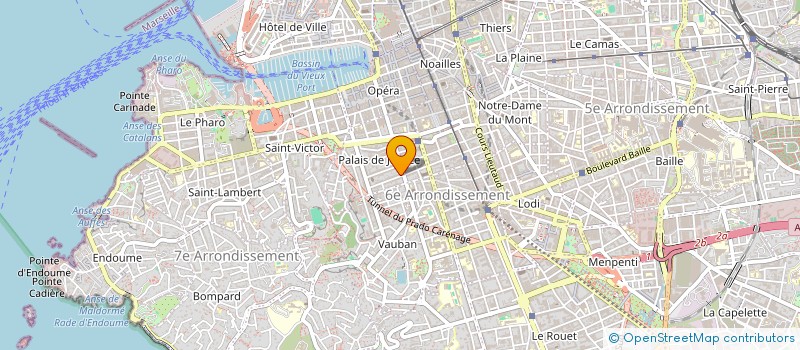 localisation de l'entreprise SCI DU SUD à MARSEILLE