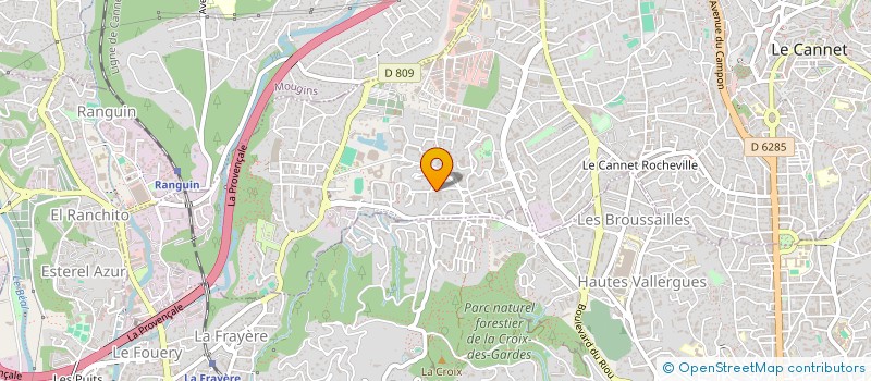 localisation de l'entreprise SCI DU SUD à LE CANNET