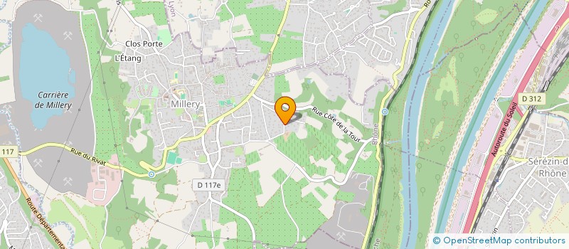 localisation de l'entreprise SCI DU SUD  MILLERY