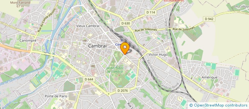 localisation de l'entreprise SCI DU SUD à CAMBRAI