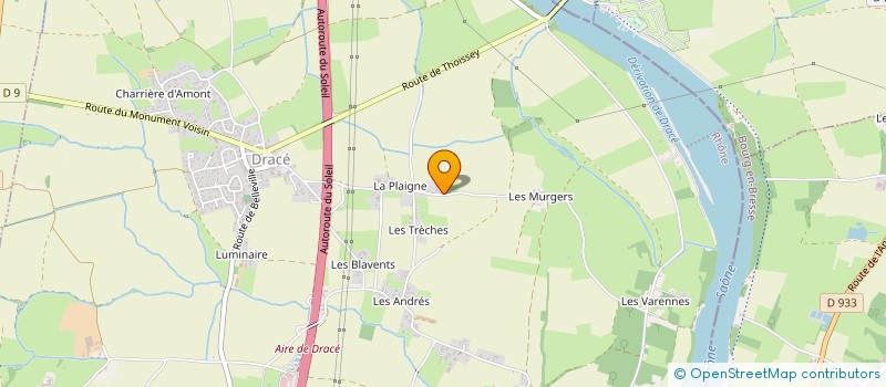 localisation de l'entreprise SCI DU SUD MACONNAIS  DRACE