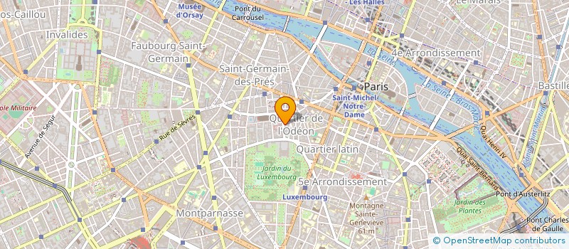 localisation de l'entreprise SCI DU SUD OUEST  PARIS