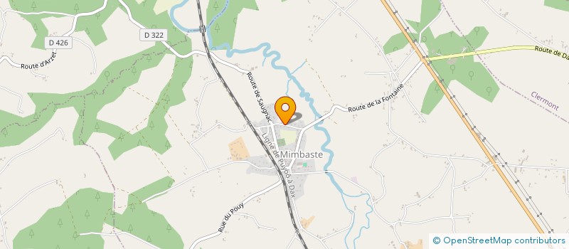 localisation de l'entreprise SCI DU SUD OUEST  MIMBASTE