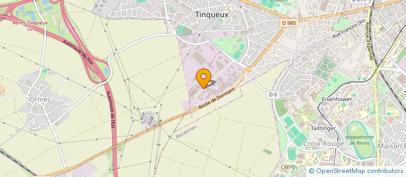 localisation de l'entreprise SCI DU SUGNON  TINQUEUX