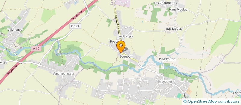 localisation de l'entreprise SCI DU SUREAU  FRESSINES