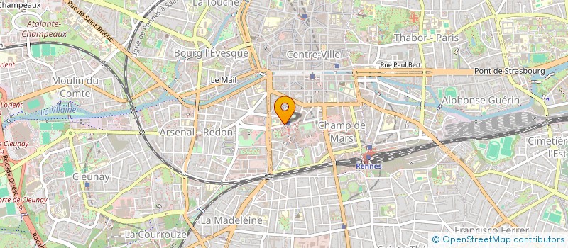 localisation de l'entreprise SCI DU SUROIT  RENNES