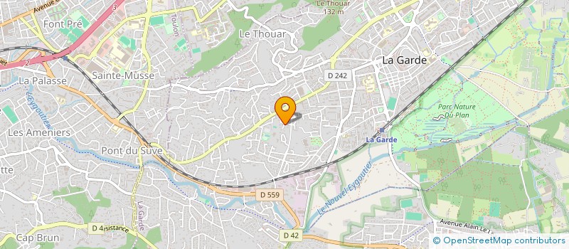 localisation de l'entreprise SCI DU SUVE à LA GARDE