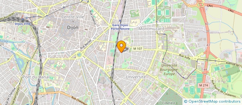 localisation de l'entreprise SCI DU SUZON à DIJON