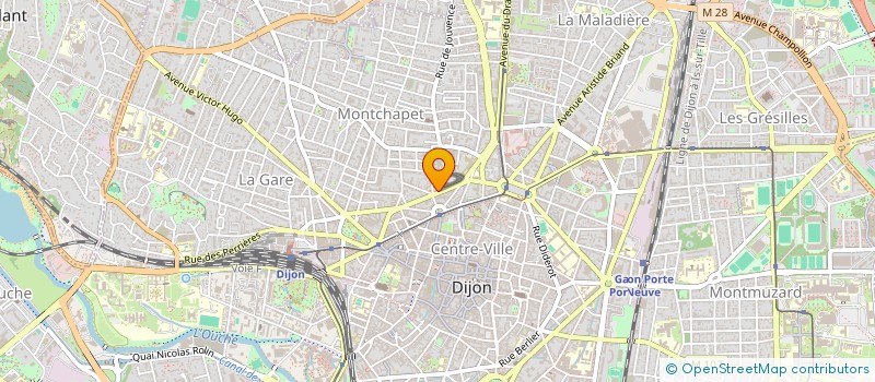 localisation de l'entreprise SCI DU TABE à DIJON