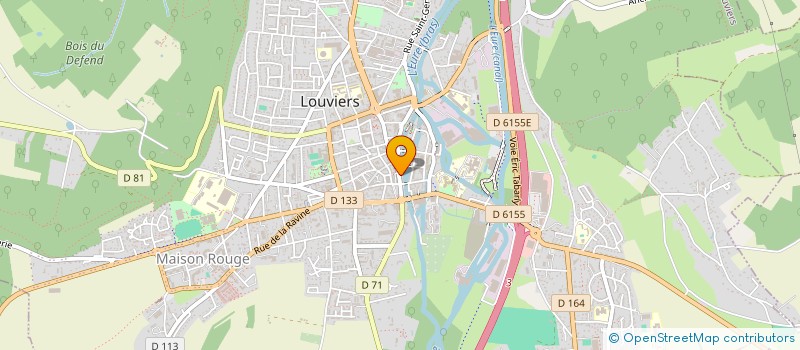 localisation de l'entreprise SCI DU TABELLION  LOUVIERS