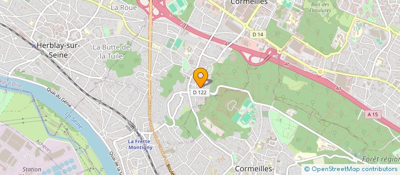localisation de l'entreprise SCI DU TABLIER BLEU à MONTIGNY-LES-CORMEILLES