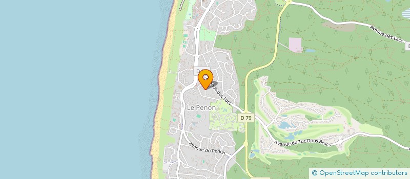 localisation de l'entreprise SCI DU TAIL  SEIGNOSSE