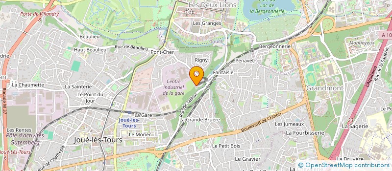 localisation de l'entreprise SCI DU TAILHAR à JOUE-LES-TOURS