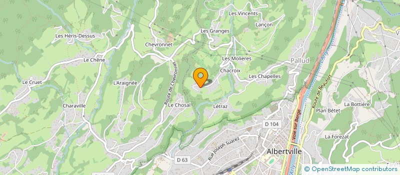 localisation de l'entreprise SCI DU TAL  PALLUD