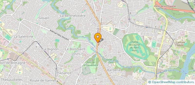 localisation de l'entreprise SCI DU TALAI à ORVAULT