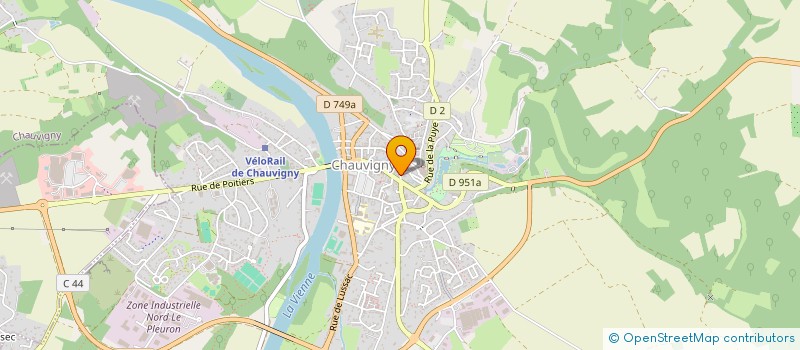 localisation de l'entreprise SCI DU TALBAT  CHAUVIGNY