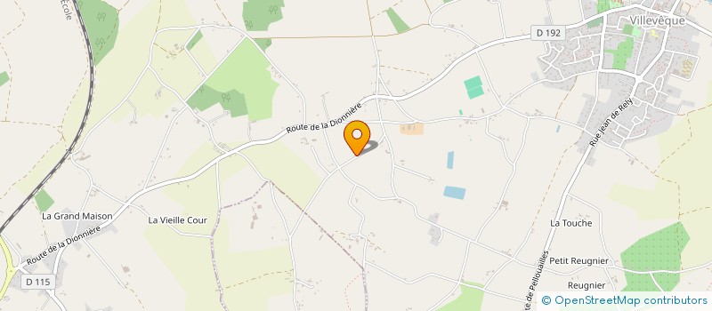 localisation de l'entreprise SCI DU TALBERT  LOIRE-AUTHION