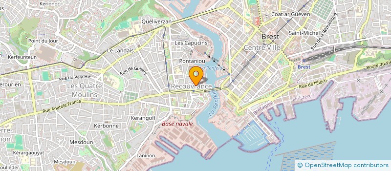 localisation de l'entreprise SCI DU TALVEG  BREST