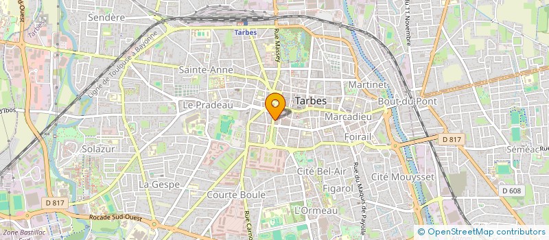 localisation de l'entreprise SCI  DU TAOUSEILHAT  TARBES