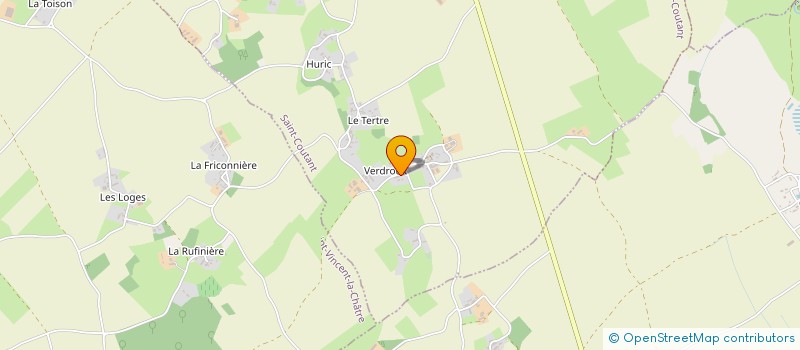 localisation de l'entreprise SCI DU TAPIS VERT à SAINT-COUTANT
