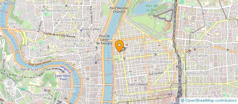 localisation de l'entreprise SCI DU TAPISSIER  LYON