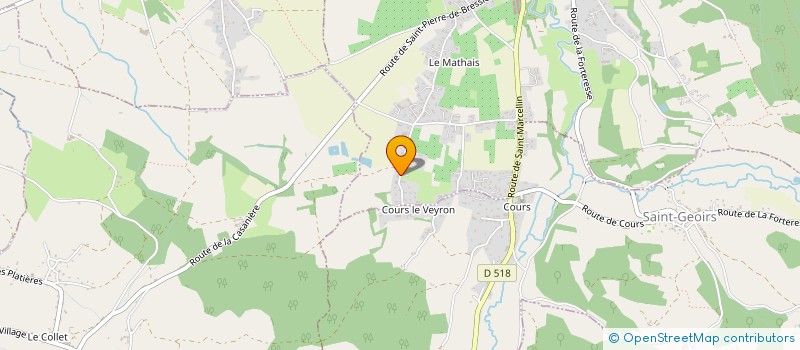 localisation de l'entreprise SCI DU TARMARIN  SAINT-ETIENNE-DE-SAINT-GEOIRS