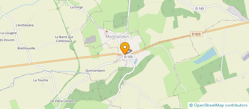 localisation de l'entreprise SCI DU TARTRE à MONTLANDON