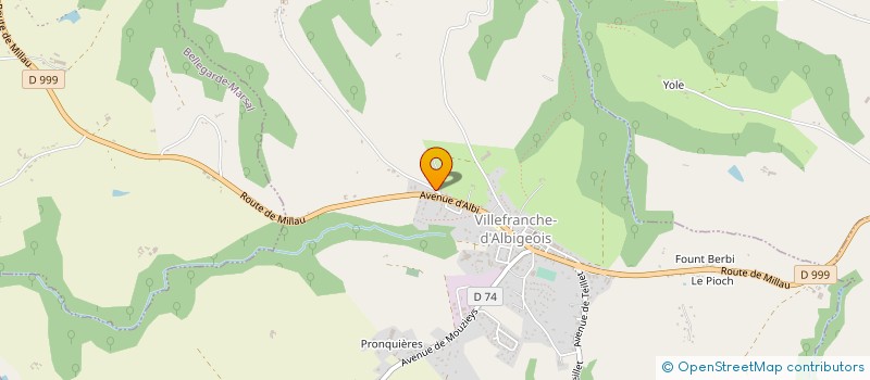 localisation de l'entreprise SCI DU TAUR  VILLEFRANCHE-D'ALBIGEOIS